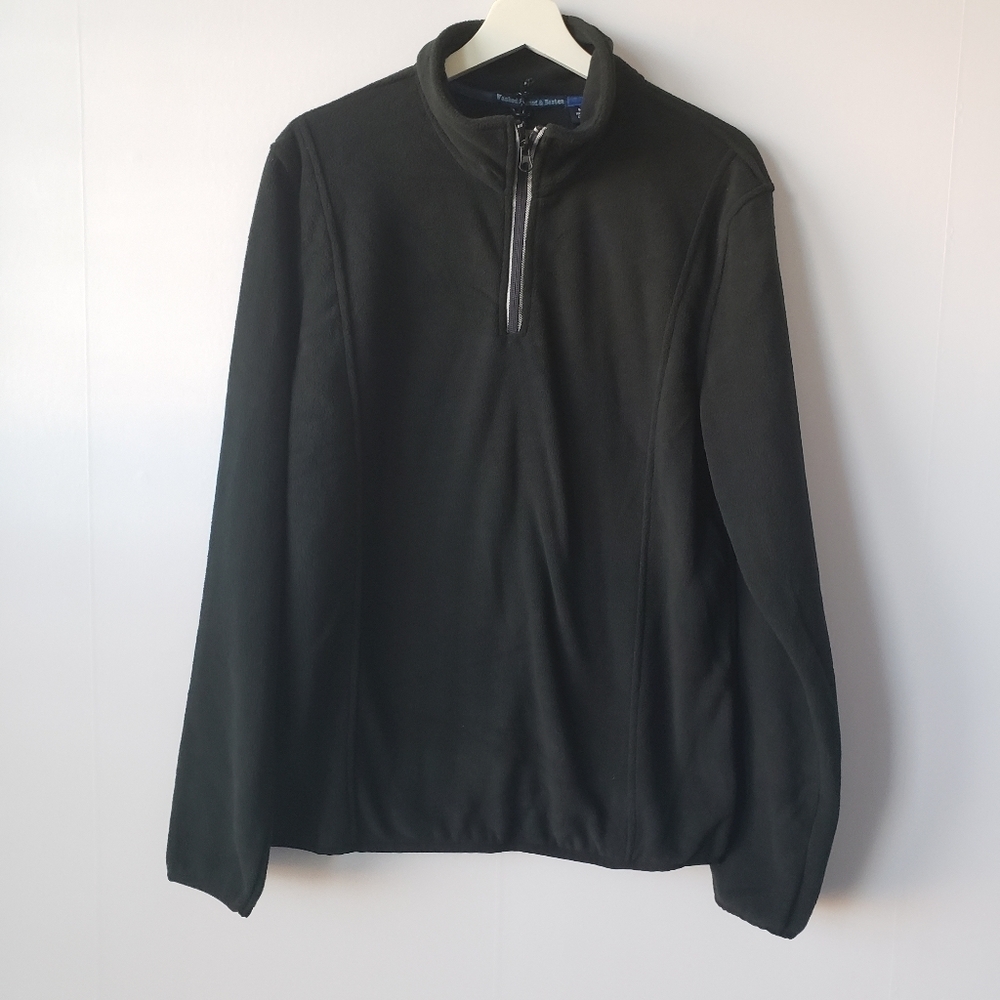 Vintage 1946 washed stoned beaten fleece pullover